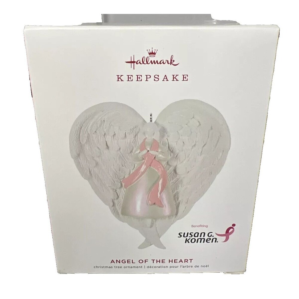 ANGEL OF THE HEART ~ SUSAN G. KOMEN ~ Hallmark Keepsake Ornament ~ 2019 ~ NIB